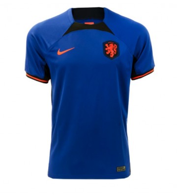 Maillot de foot Pays-Bas Extérieur Monde 2022 Manches Courte